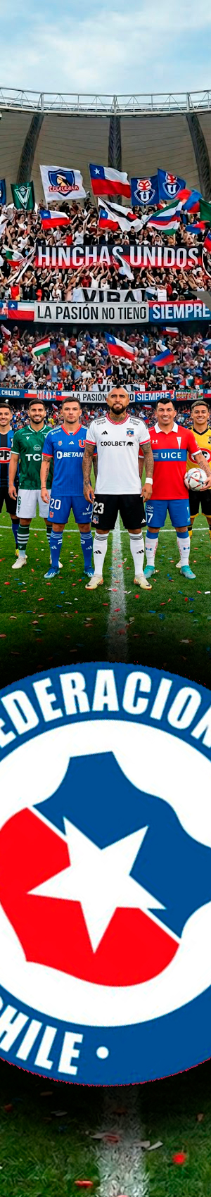 Venta de camisetas de fútbol chileno.