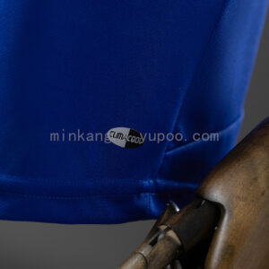 Camiseta Chelsea 2008 Retro Local - detalle escudo y parche Champions League