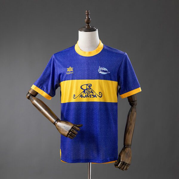 Camiseta Deportivo Alavés 2000/01 Retro Local — vista frontal