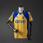 Camiseta UD Las Palmas 1990 Retro Local — detalle del cuello