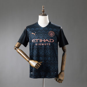 Camiseta Manchester City 2020/21 Visita - detalle escudo