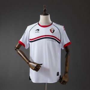 Camiseta CA Osasuna 1990 Retro Local - detalle cuello