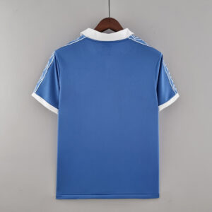 Camiseta Manchester City 1988 Retro Local - detalle escudo