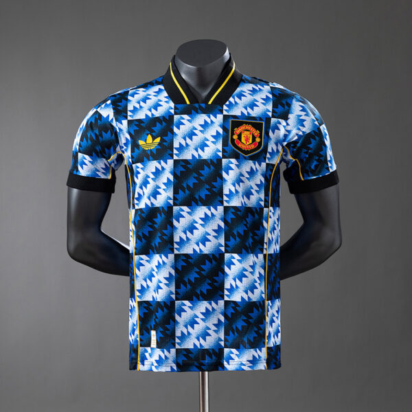 Camiseta Manchester United 1990/92 Retro Visita - detalle cuello