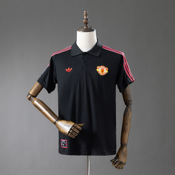 Camiseta Manchester United 1988 Retro Polo - vista trasera