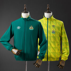 Camiseta Newcastle United 2023/24 Cortaviento Verde - detalle cuello y hombro