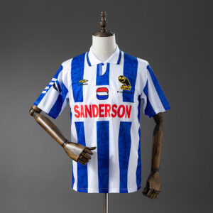 Camiseta Sheffield Wednesday 1993 Retro Local - detalle escudo