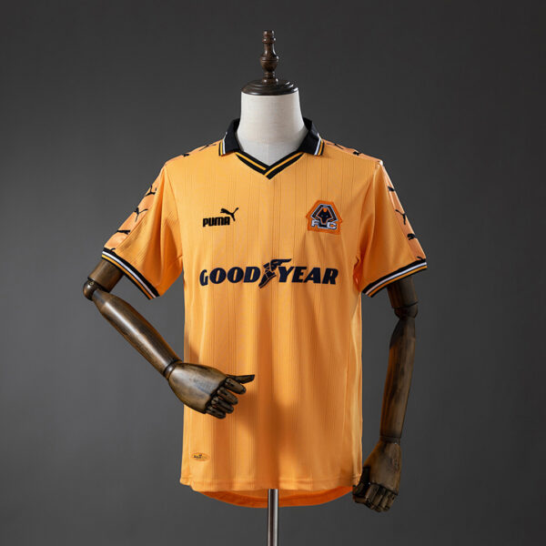 Camiseta Wolverhampton Wanderers 1990/91 Local - vista frontal