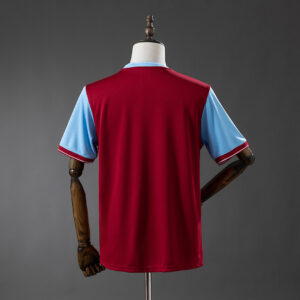 Camiseta Aston Villa 2008/09 Retro Local - vista trasera