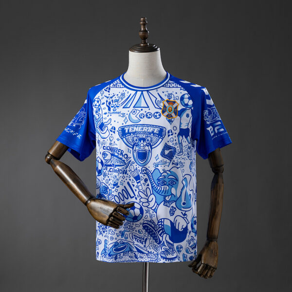 Camiseta Club Deportivo Tenerife 2023/24 Edición Especial — vista trasera (ejemplo de diseño general)