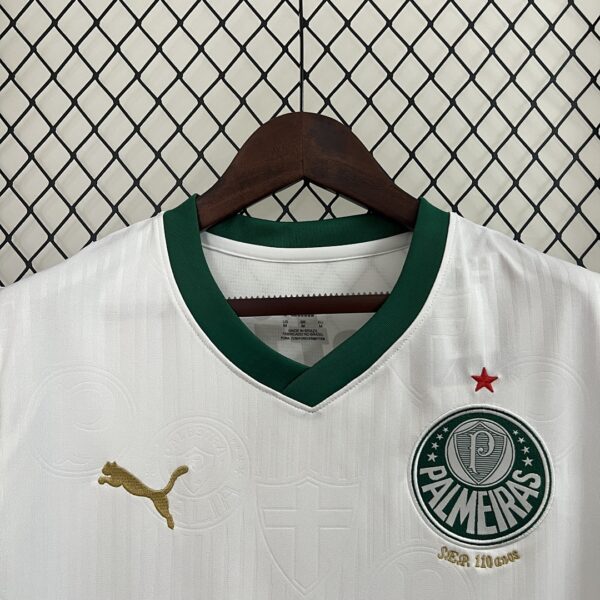 Camiseta Palmeiras 2024 Visita — detalle escudo