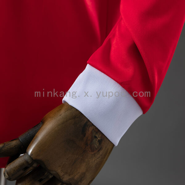 Camiseta Independiente 1994 Retro Local Manga Larga - detalle puño derecho