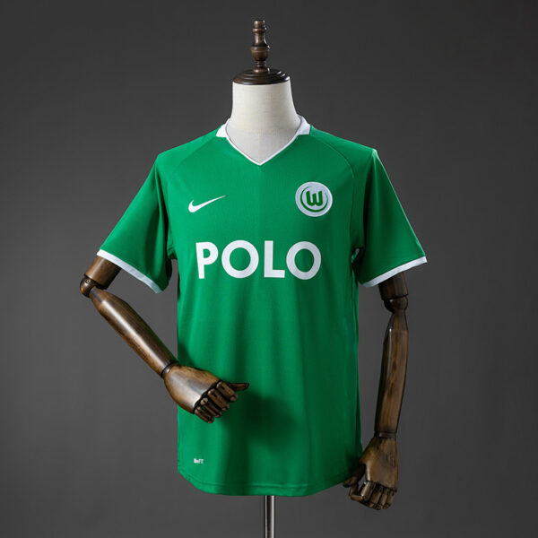 Camiseta Wolfsburg 2008/09 Local - vista trasera