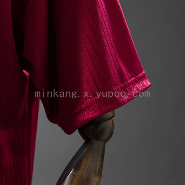 Camiseta Albacete Balompié 1992/93 Retro Local — detalle textura de tejido