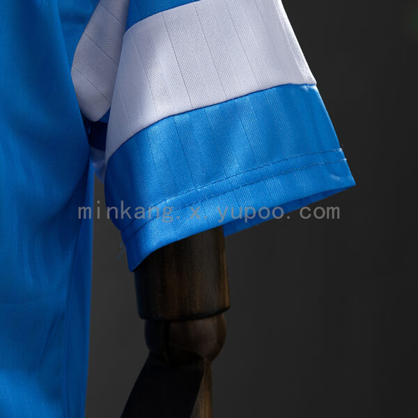 Camiseta Olympique de Marseille 1990 Retro - detalle del cuello V