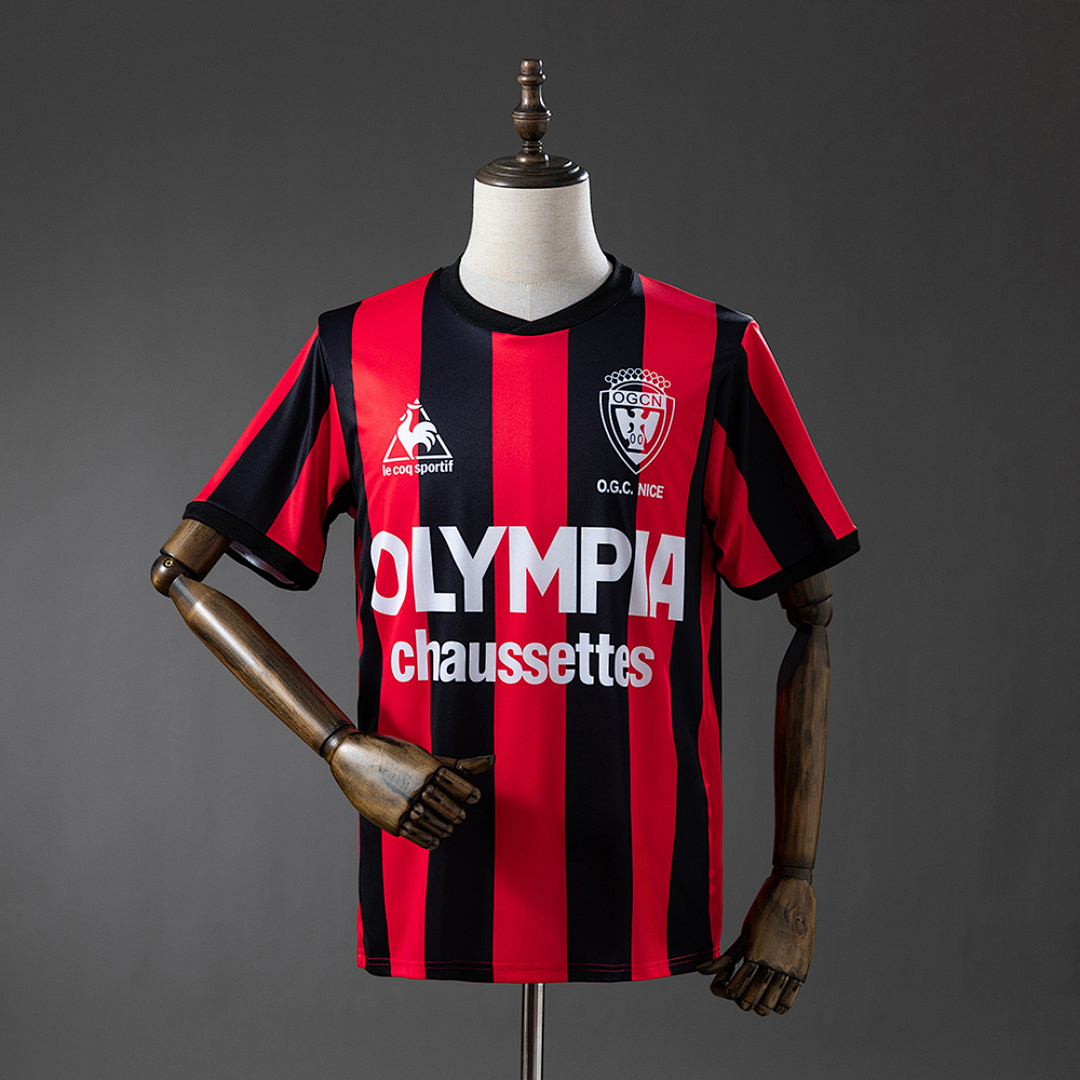 Camiseta OGC Nice 1989/90 Local - vista trasera