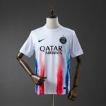 Camiseta Paris Saint-Germain 2023/24 Pre-Partido - detalle patrón degradado
