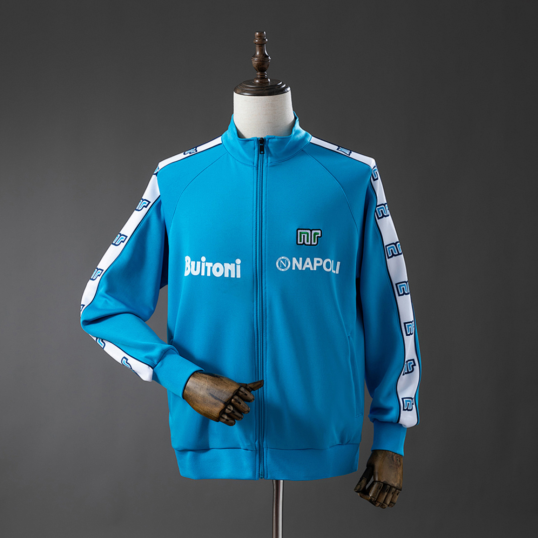 Chaqueta Napoli 1989/90 Retro Diego Maradona Track - detalle escudo