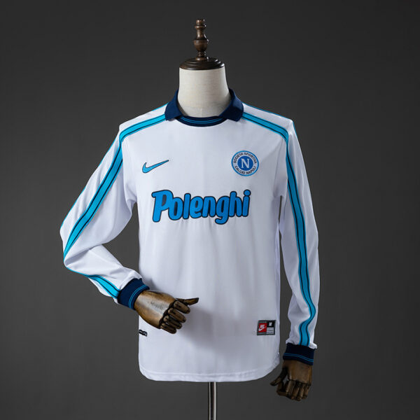 Camiseta Napoli 2020/21 Pre-Match Manga Larga - detalle escudo