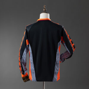 Camiseta AS Roma 1998/1999 Retro Tercera Manga Larga - detalle cuello y hombro