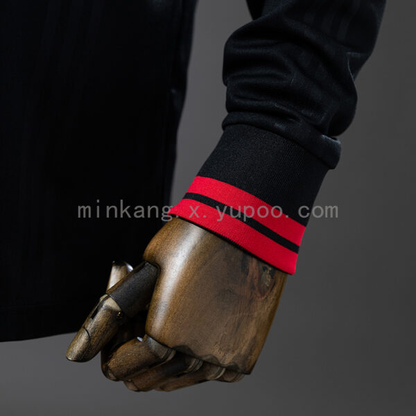 Camiseta Flamengo 1990 Retro Visita Manga Larga — detalle escudo