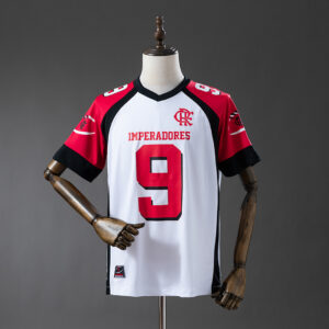 Camiseta Flamengo 2024/25 Local Imperadores — detalle escudo