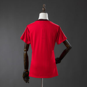 Camiseta Flamengo 1981 Retro Local — detalle logo Adidas