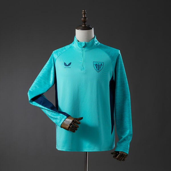 Camiseta Athletic Bilbao 2023/24 Entrenamiento Manga Larga — detalle puño