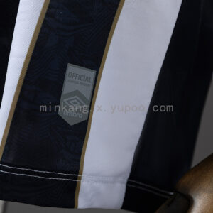 Camiseta Santos 2023 Visita — detalle escudo