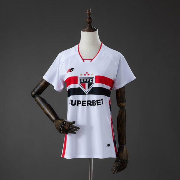 Camiseta Sao Paulo 2024/25 Local Mujer — vista frontal