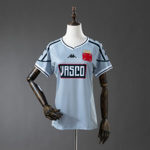 Camiseta Vasco da Gama 2023 Tercera Mujer — detalle cuello y hombro izquierdo