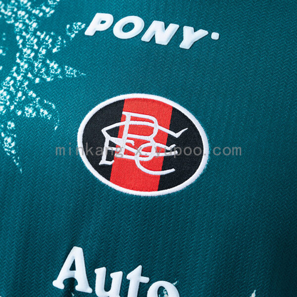 Camiseta Birmingham City 1995/96 Retro Visita Manga Larga - vista trasera