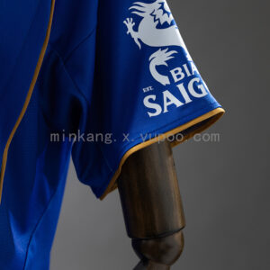 Camiseta Leicester City 2023/24 Local - vista trasera