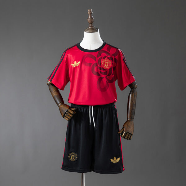 Camiseta Manchester United 1990/91 Retro Local Niño - vista frontal