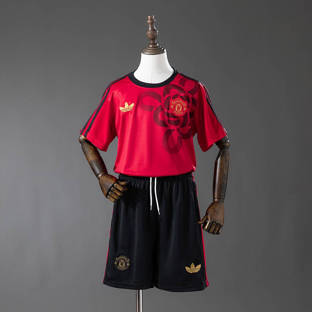 Camiseta Manchester United 1990/91 Retro Local Niño - vista frontal