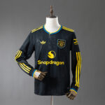 Camiseta Manchester United 1993/94 Retro Visita Manga Larga - vista trasera