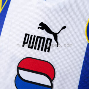 Camiseta Sheffield Wednesday 1997 Retro Local - detalle del patrocinador Sanderson