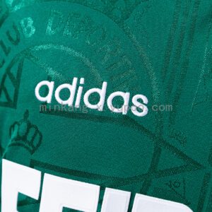 Camiseta Deportivo La Coruña 1994 Retro Local Manga Larga — detalle cuello