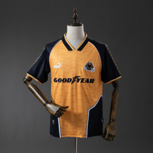 Camiseta Wolverhampton Wanderers 1996/97 Retro Local - vista frontal