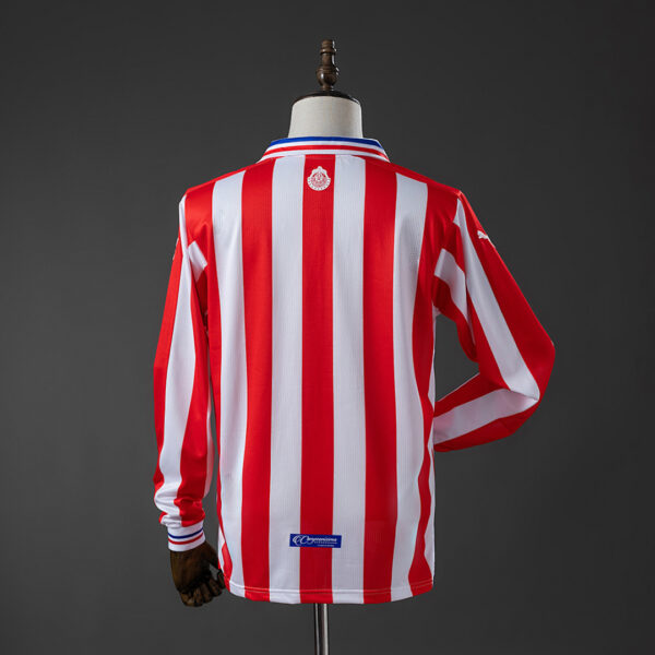 Camiseta Cúcuta Deportivo 1990 Retro Local Manga Larga - vista trasera