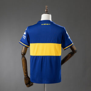 Camiseta Boca Juniors 2021 Retro Local - detalle patrocinador Qatar Airways