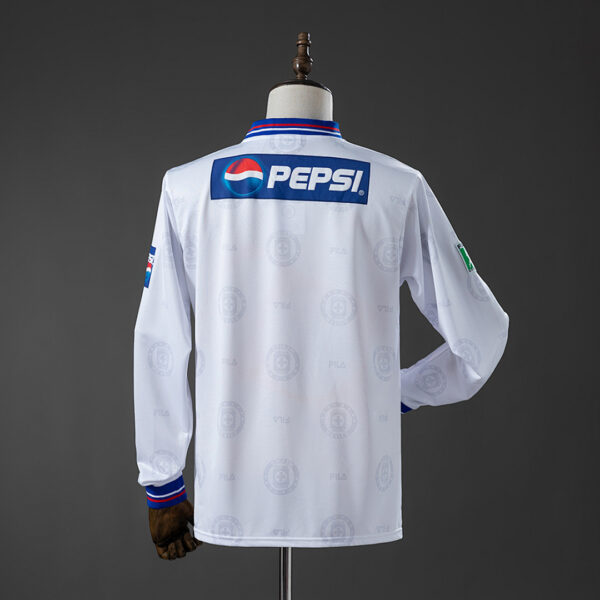 Camiseta Cruz Azul 1998 Local Manga Larga - vista trasera