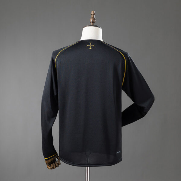 Camiseta Portugal 2006 Retro Visita Manga Larga - vista trasera