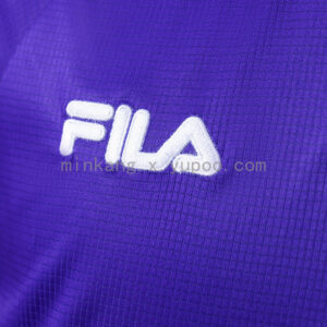 Camiseta Fiorentina 1998 Retro Local Manga Larga - detalle escudo