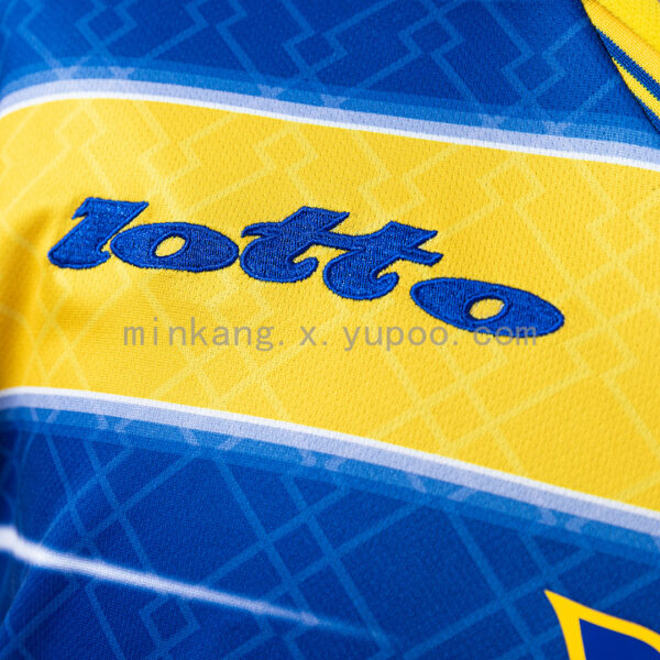 Camiseta Parma 1999/2000 Retro Local Manga Larga - detalle