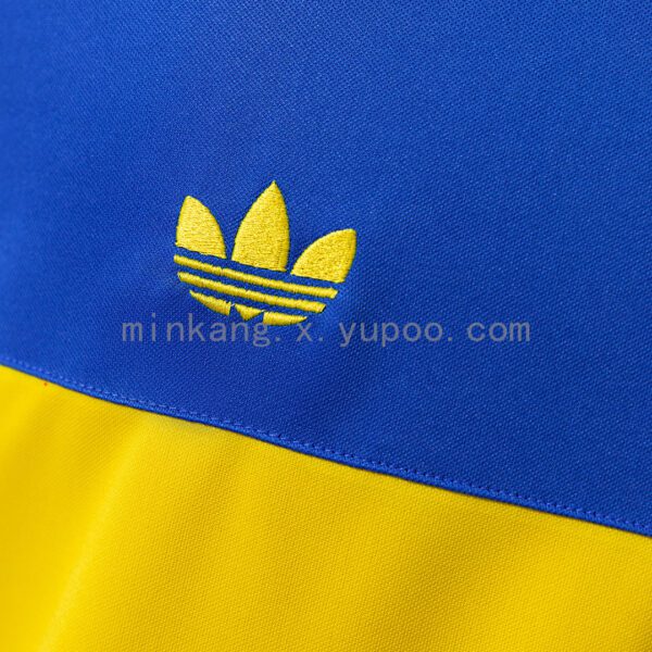 Camiseta Boca Juniors 1981 Retro Local - detalle logo Adidas