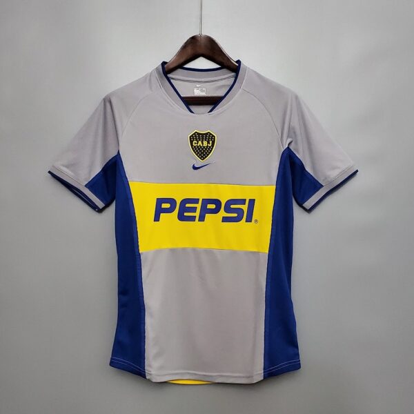 Camiseta Boca Juniors 2002 Alternativa Retro - detalle