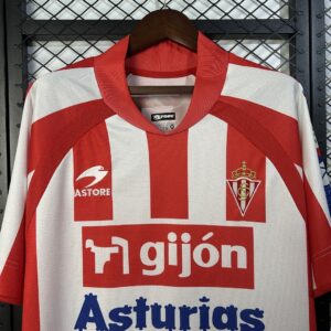 Camiseta Sporting de Gijón 2016/17 Retro Local — detalle