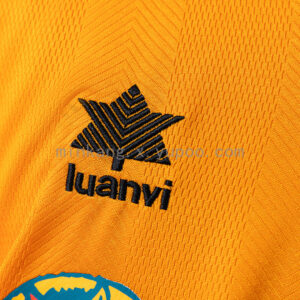 Camiseta Valencia CF 2000/01 Retro Visita — detalle cuello polo