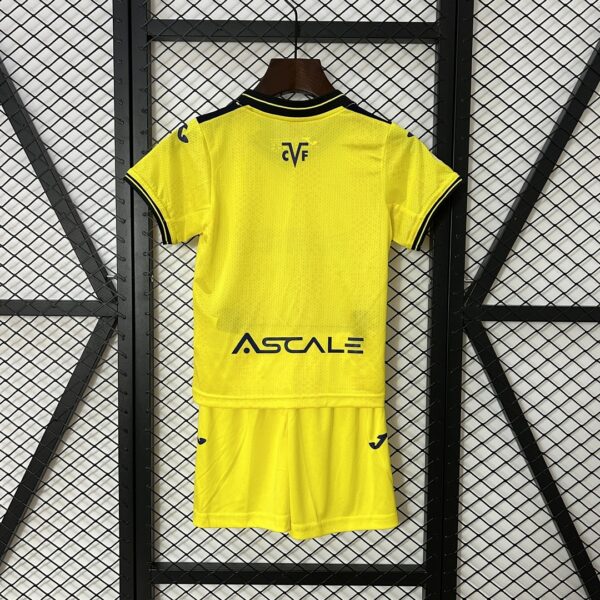 Camiseta Villarreal 2024/25 Local — detalle del logo Joma